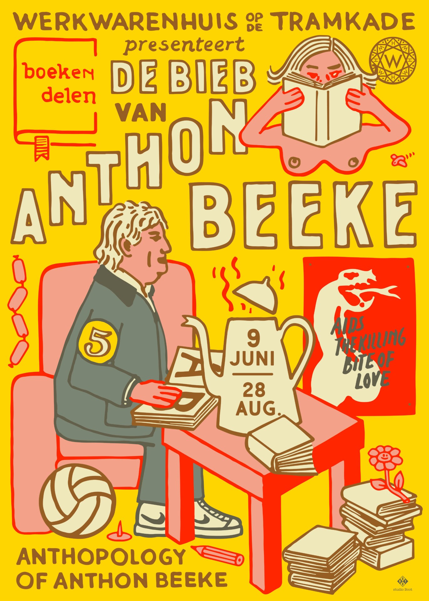 De boeken van ontwerper Anthon Beeke