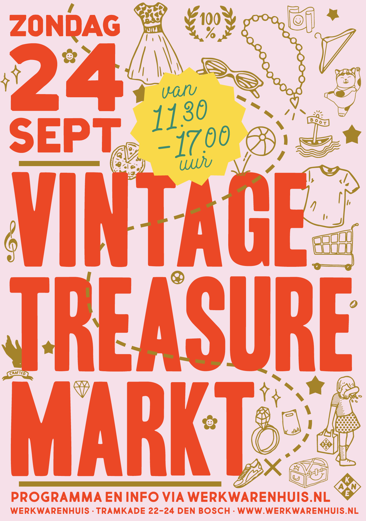 Vintage treasure markt