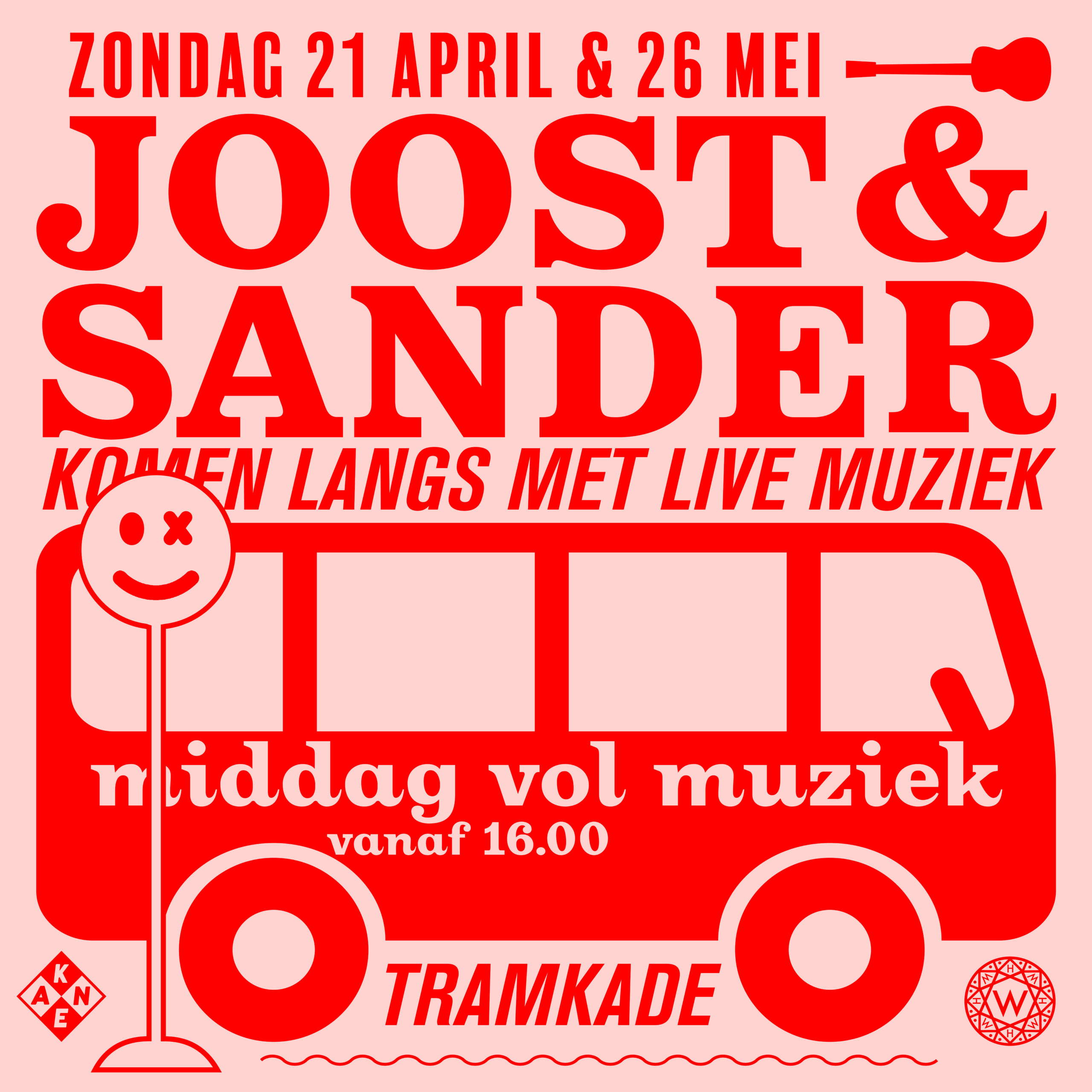 Muziekbus van Joost & Sander